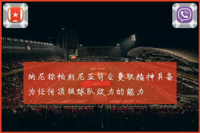 纳尼称帕利尼亚符合曼联精神具备为任何顶级球队效力的能力