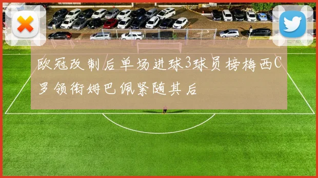 欧冠改制后单场进球3球员榜梅西C罗领衔姆巴佩紧随其后